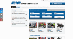 Desktop Screenshot of motordetector.com