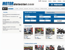 Tablet Screenshot of motordetector.com